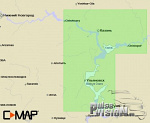 Карта C-MAP MAX-N RS-N222 ( ВОЛГА. Чебоксары-Тольятти )